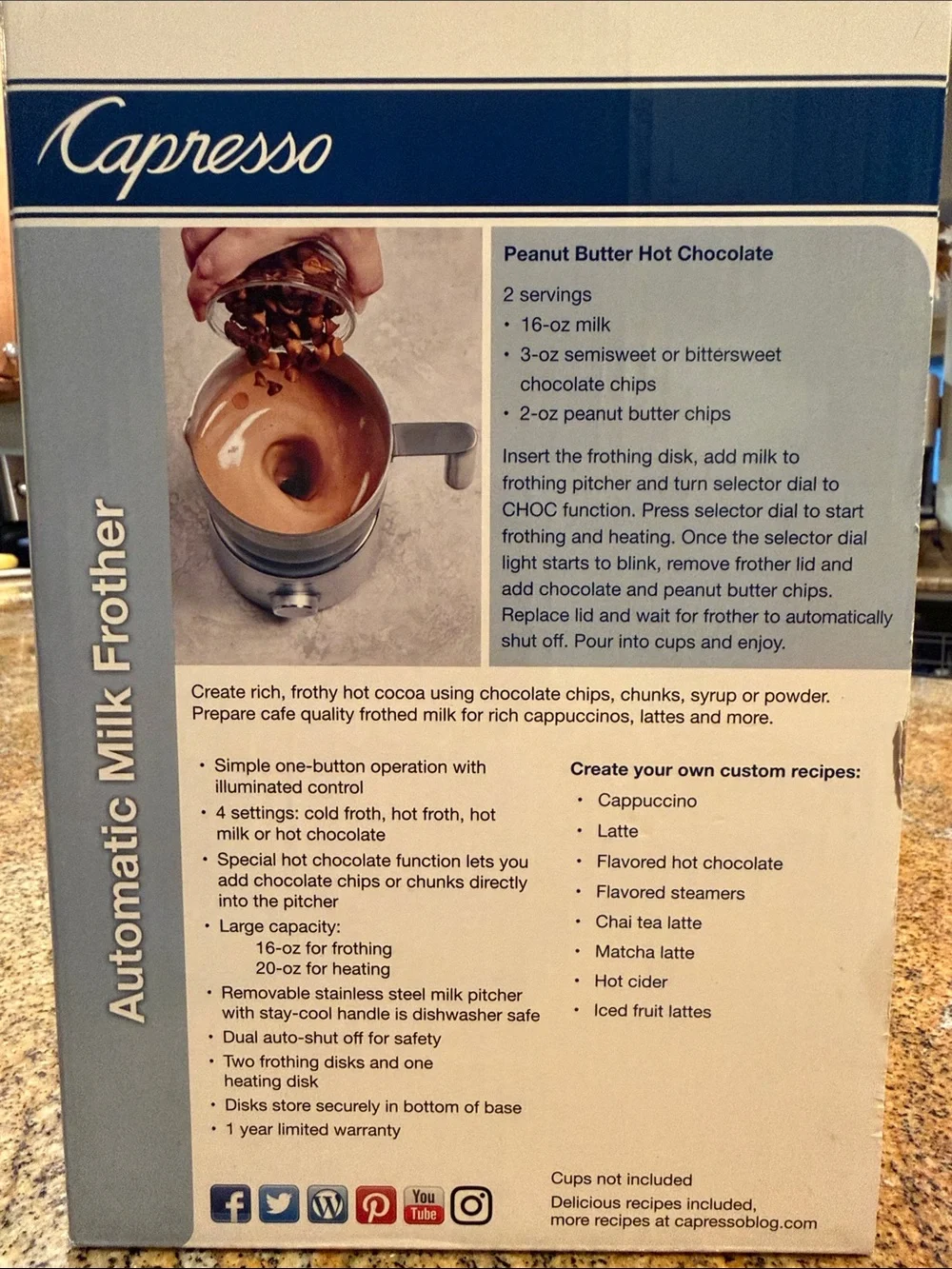 Capresso new box